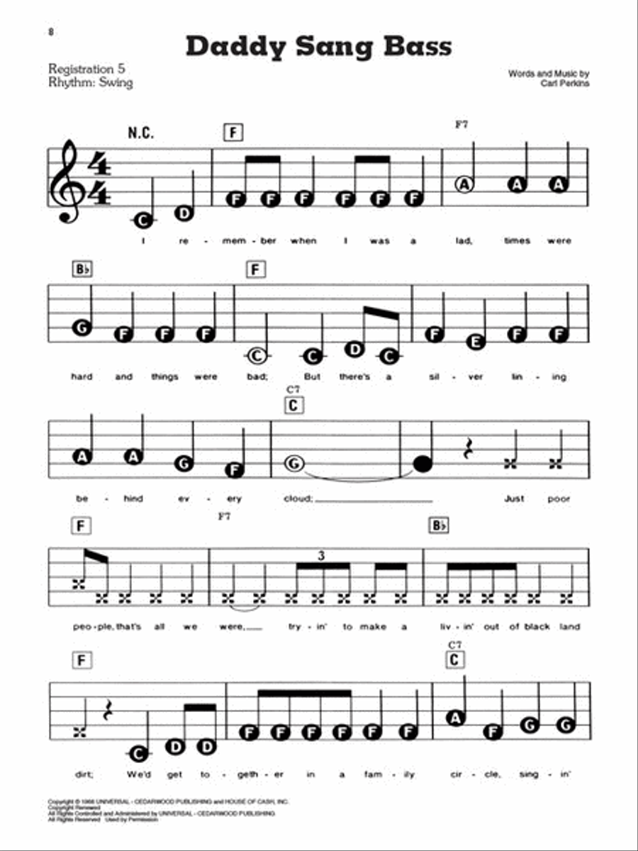 Good Ol' Gospel Electronic Keyboard scores gallery preview page 4