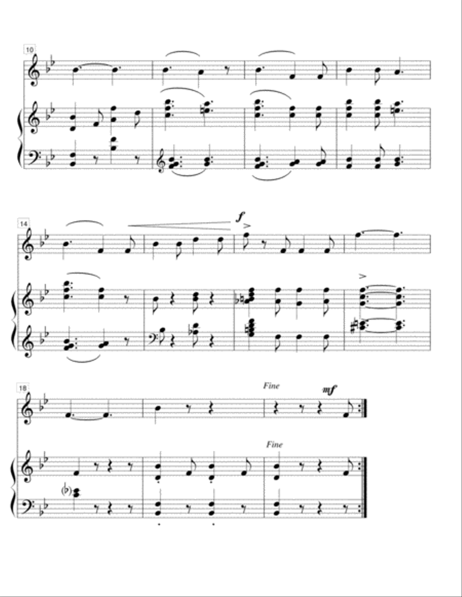 Pancho, the Parrot - flute/piano Flute Solo scores gallery preview page 2