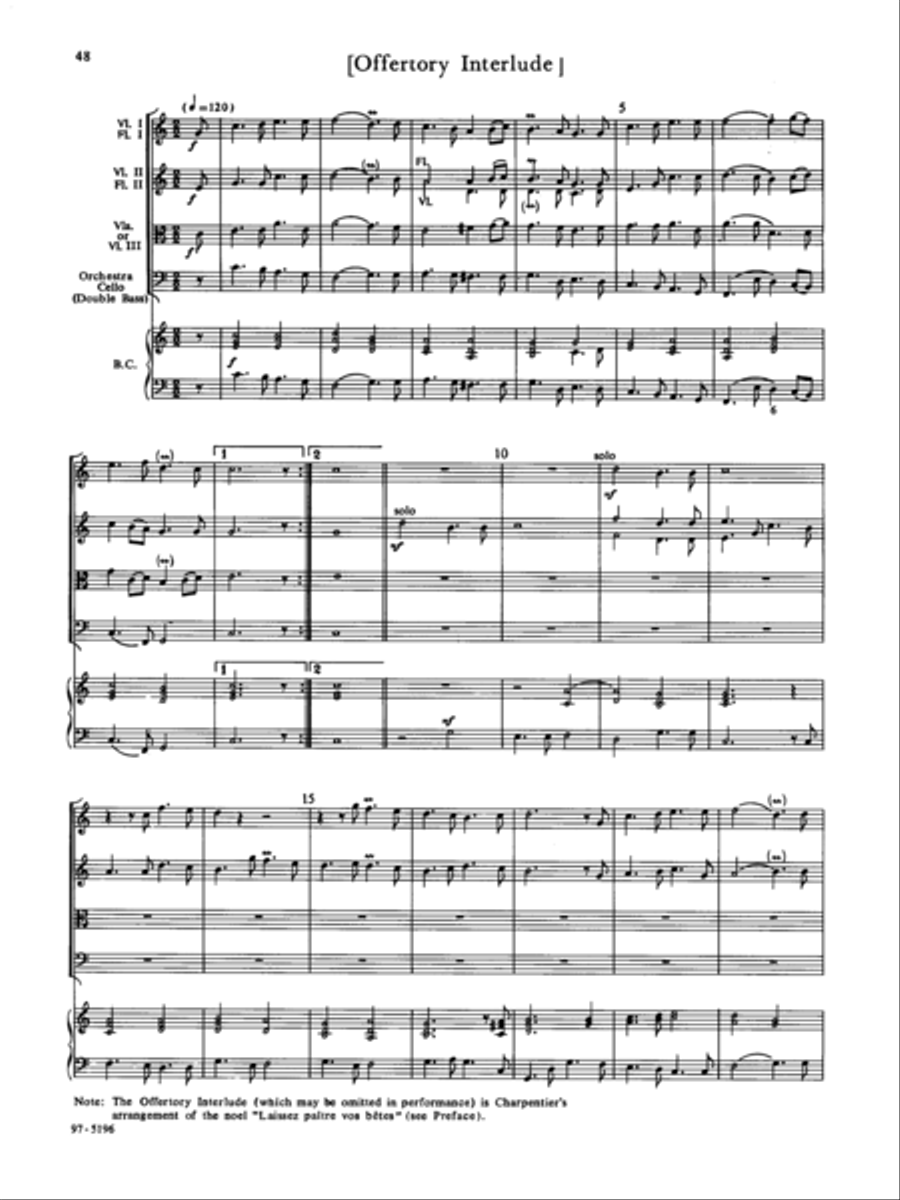 Messe de Minuit pour Noeel (Full Score)