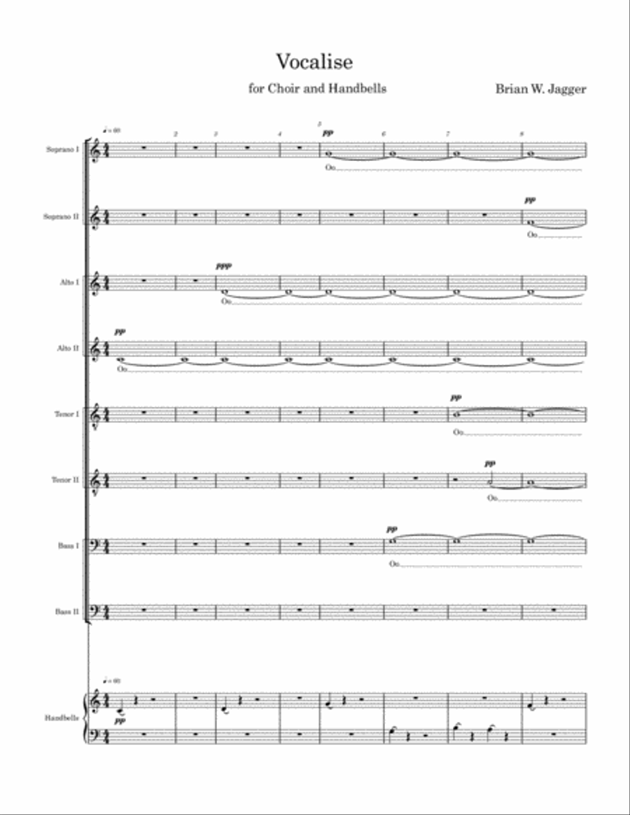 Vocalise Vocalise 4-Part scores gallery preview page 3
