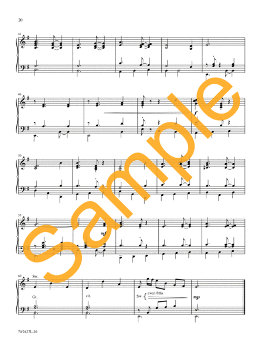 Mark Hayes: Christmas Miniatures for Organ Organ Solo scores gallery preview page 14