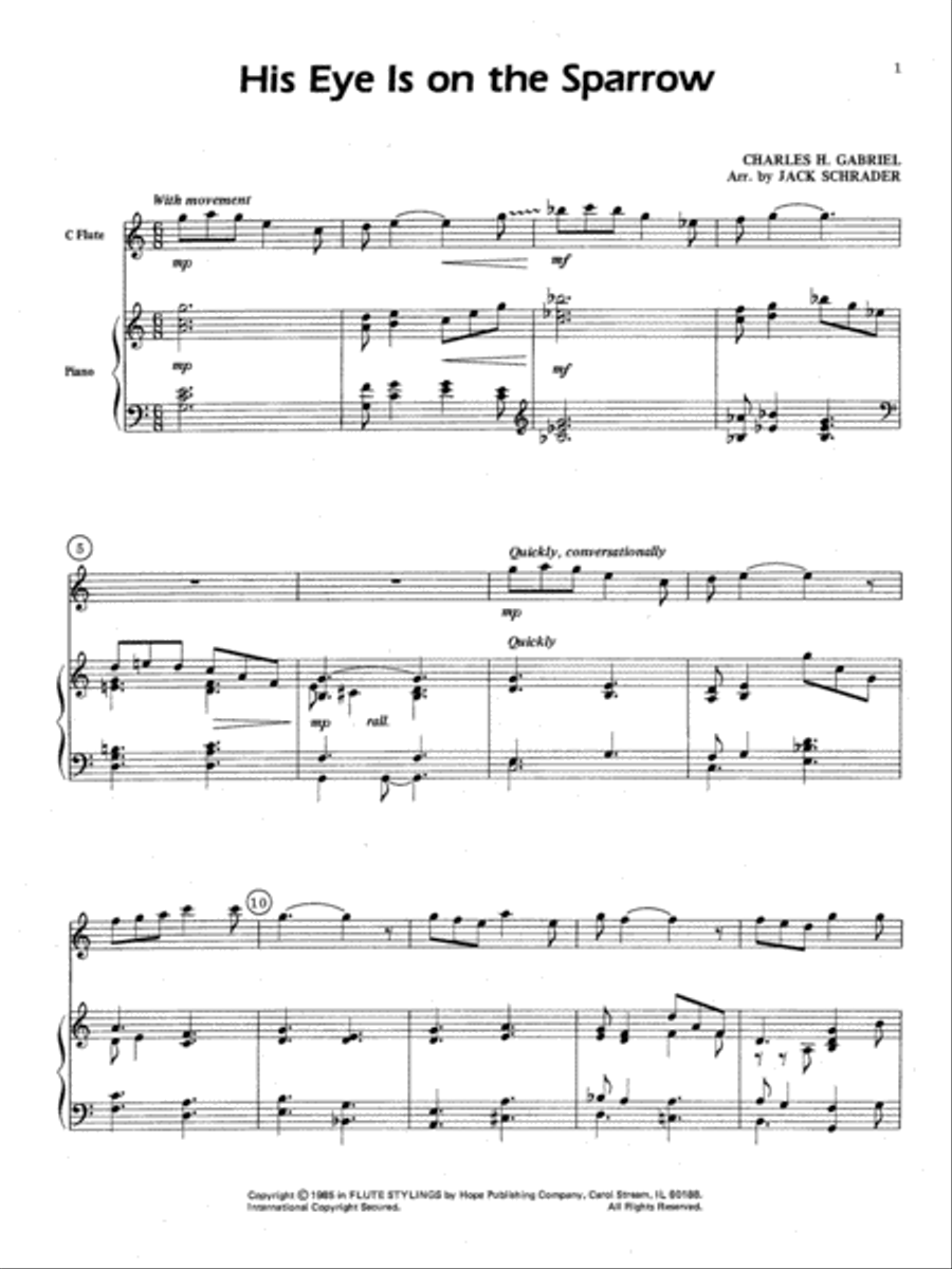 Flute Stylings Flute Solo scores gallery preview page 2