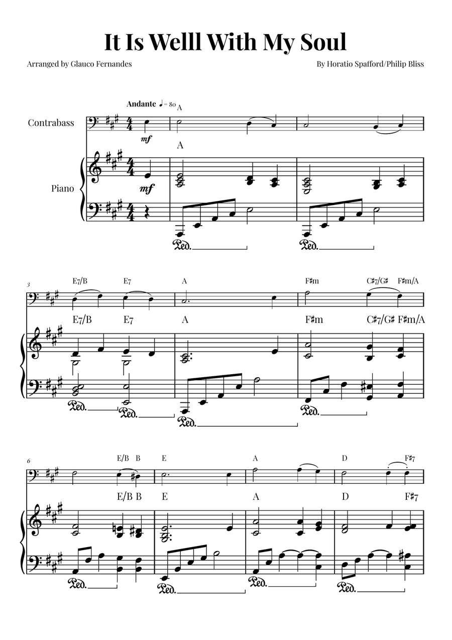 It Is Well With My Soul Chamber Music scores gallery preview page 1