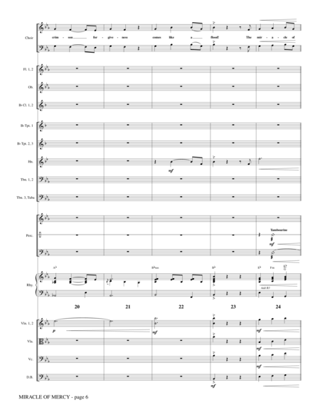 Miracle of Mercy - Full Score