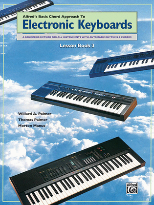 Book cover for Chord Approach to Electronic Keyboards Lesson Book, Book 3