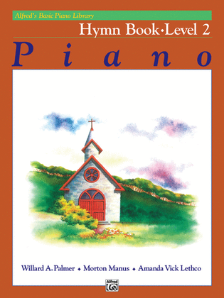Book cover for Alfred's Basic Piano Course Hymn Book, Level 2