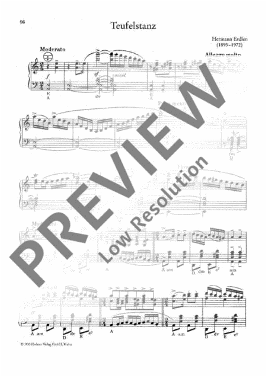 Musik für Akkordeon Musik für Akkordeon Accordion scores gallery preview page 17