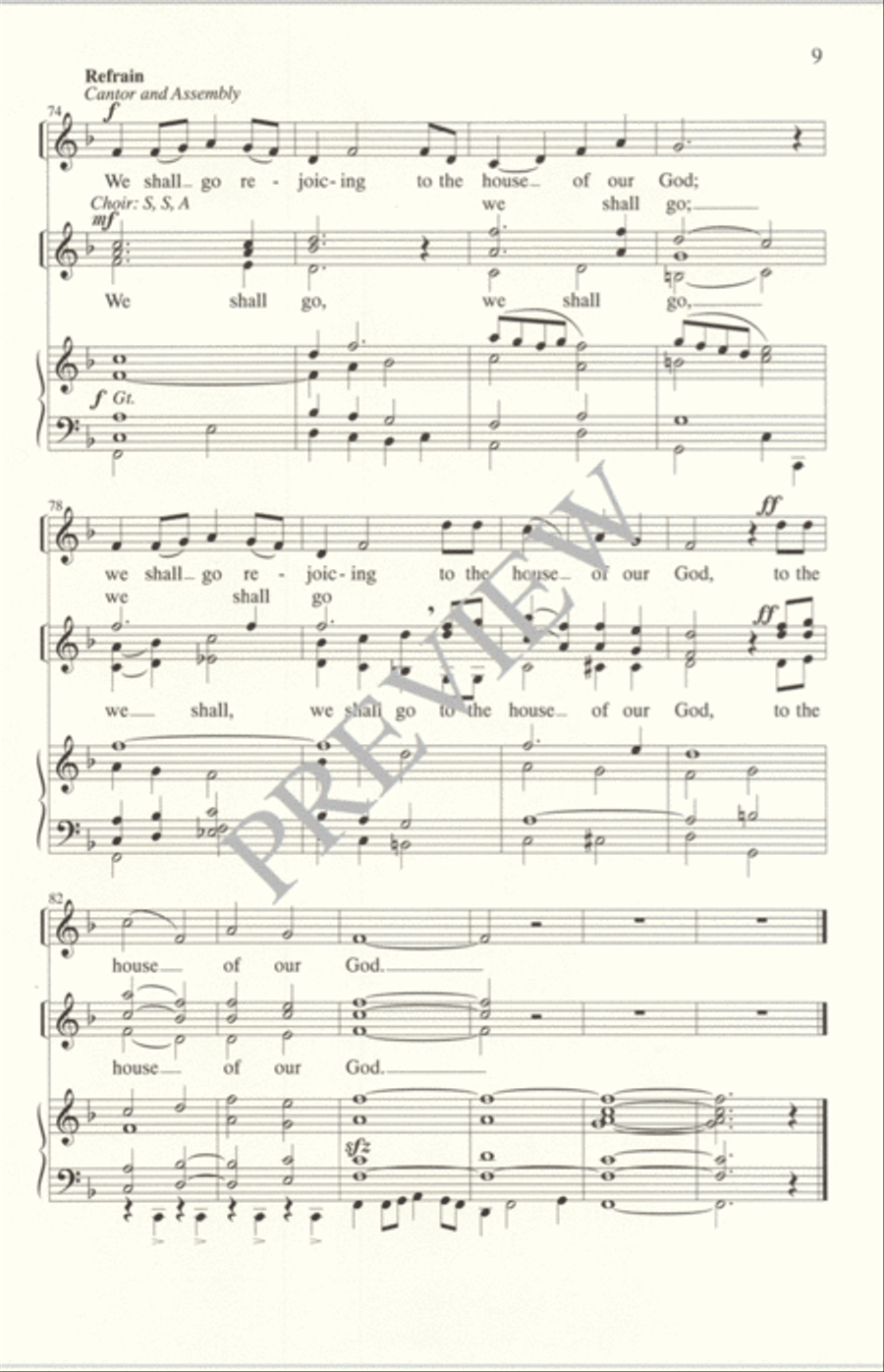 We Shall Go Rejoicing We Shall Go Rejoicing SSA scores gallery preview page 9