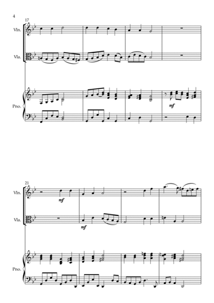 Forty Days and Forty Nights, Duet for Violin and Viola with Piano image number null