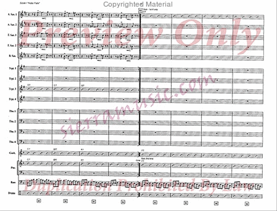 Hobo Flats Big Band scores gallery preview page 8