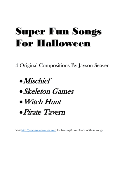 4 Super Fun Songs For Halloween image number null