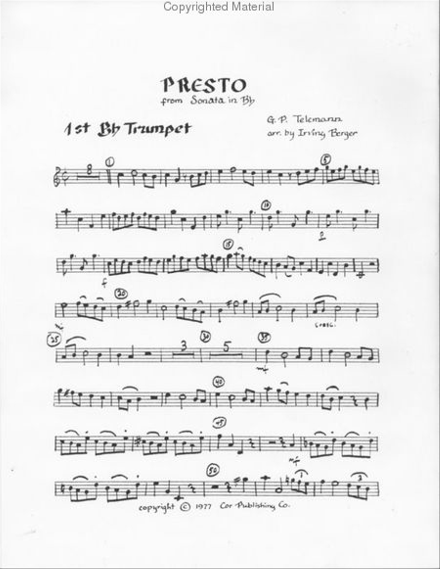 Presto from "Sonata in Bb" (Berger)