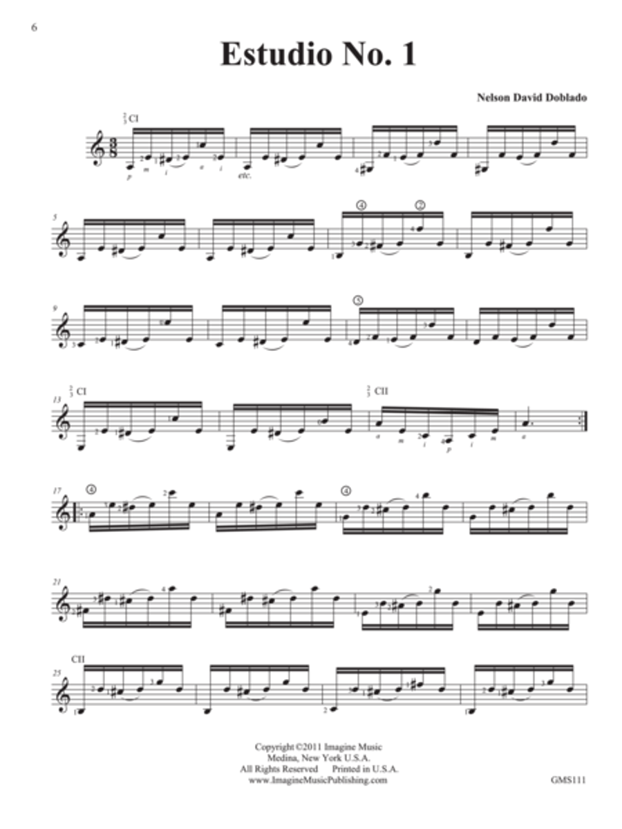 La Historia de Honduras Guitar Solo scores gallery preview page 6