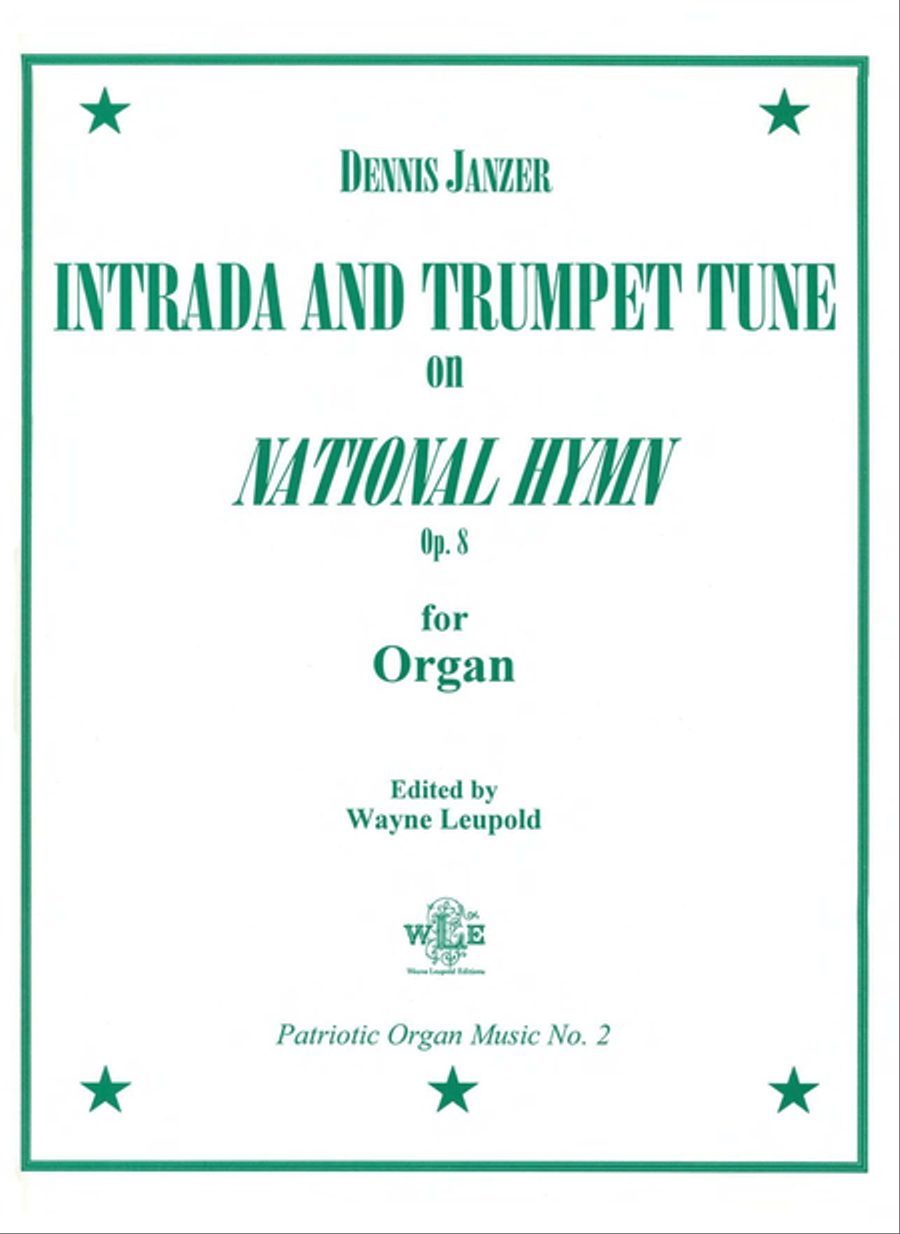 Intrada and Trumpet Tune on National Hymn Trumpet scores gallery preview page 1