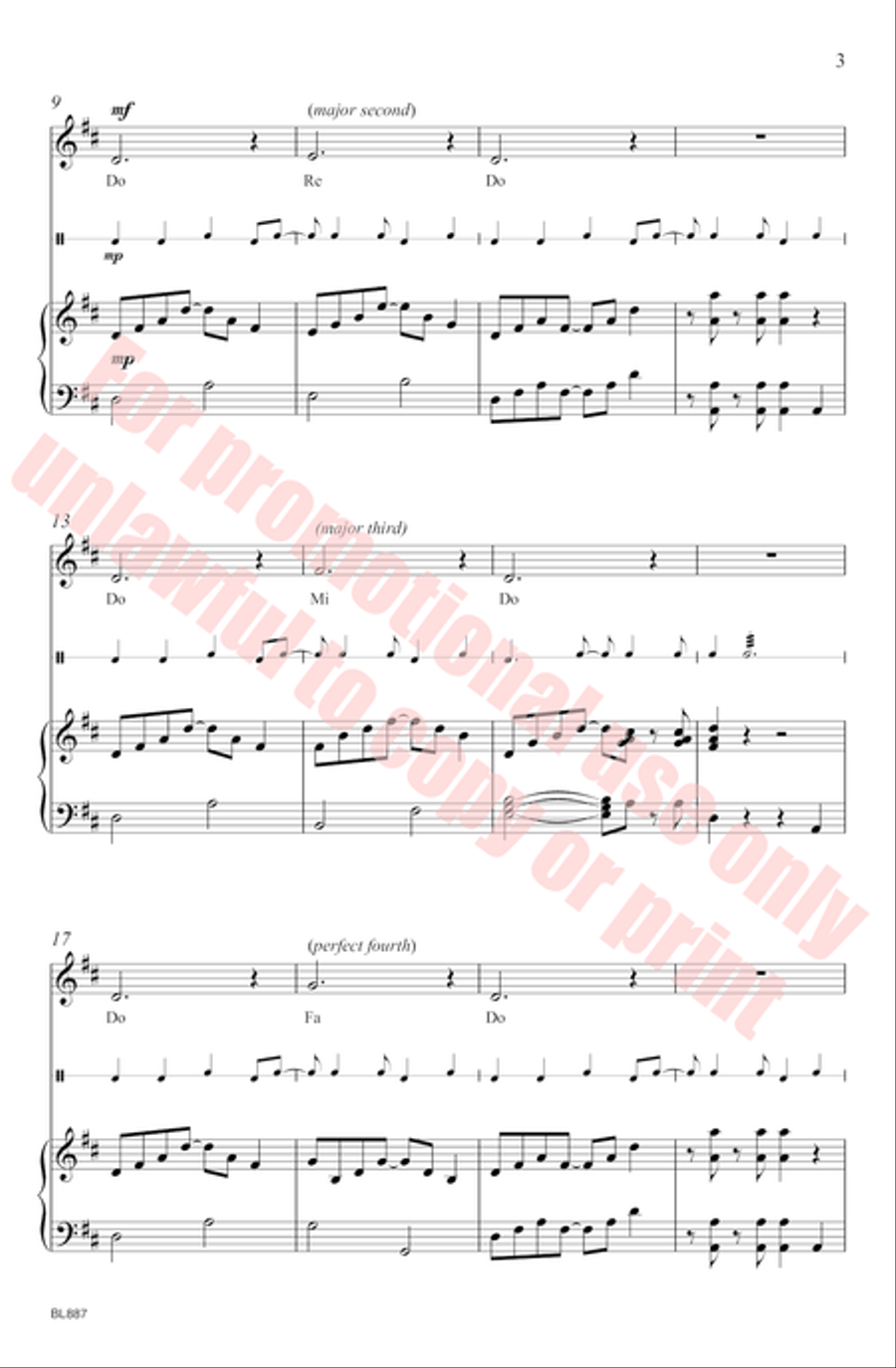 Do-Re-Do Unison Choir scores gallery preview page 4
