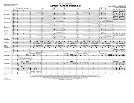 Livin' on a Prayer - Full Score