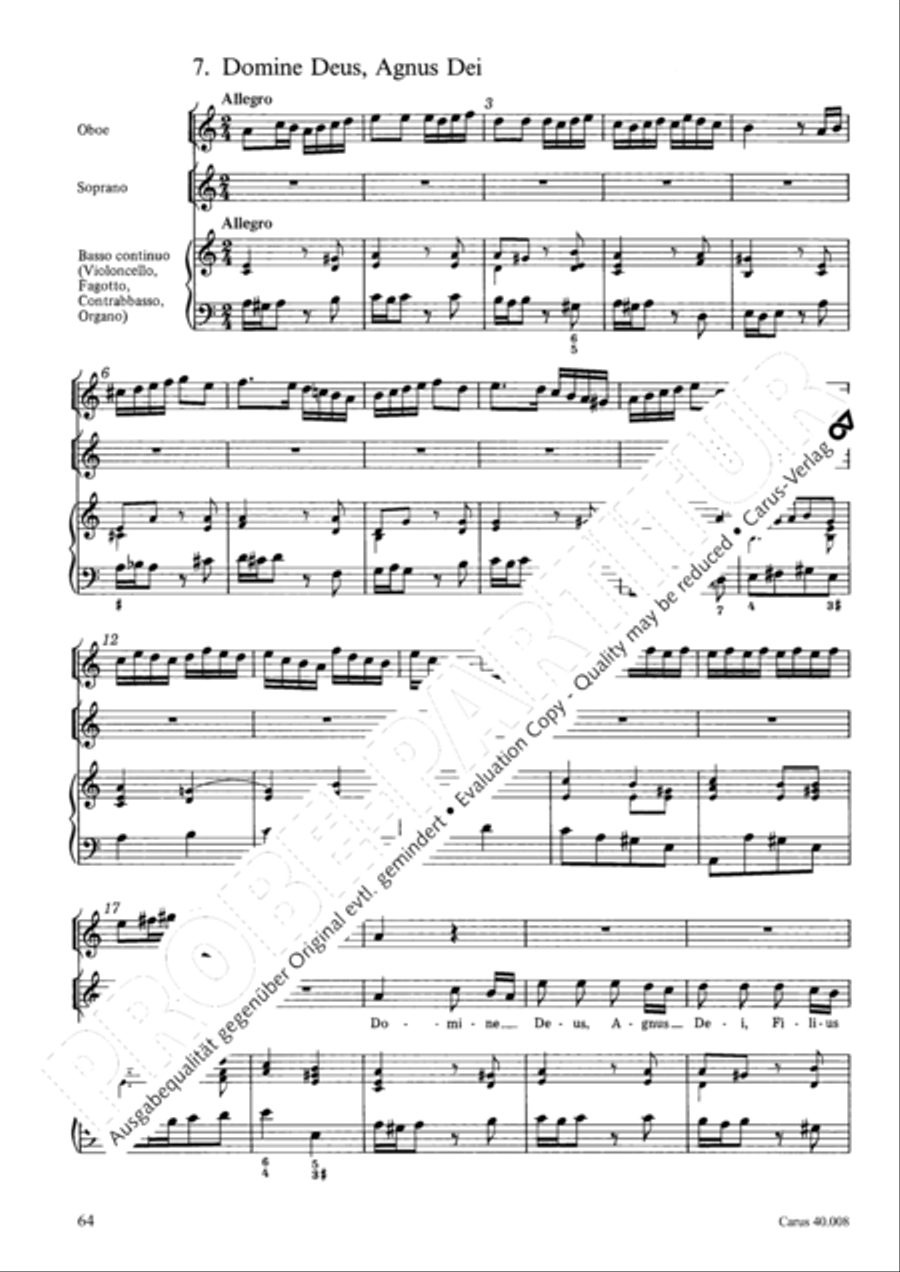 Introduzione e Gloria 4-Part scores gallery preview page 65