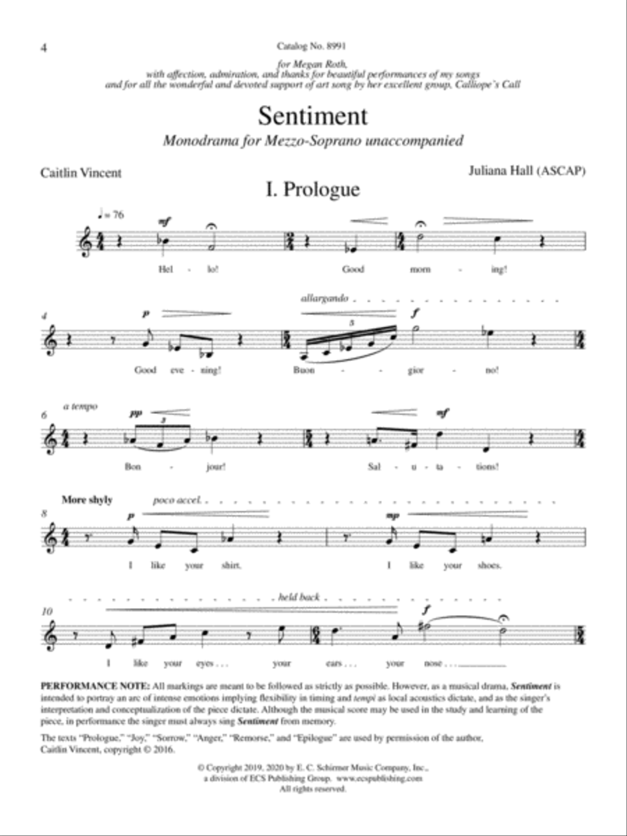 Sentiment Sentiment A Cappella scores gallery preview page 4