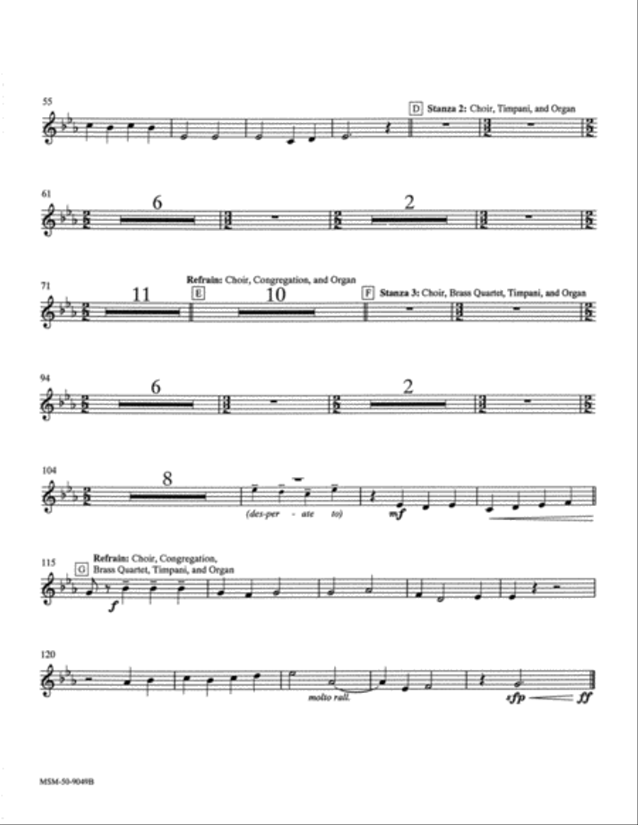 Christ Goes Before Choir scores gallery preview page 4
