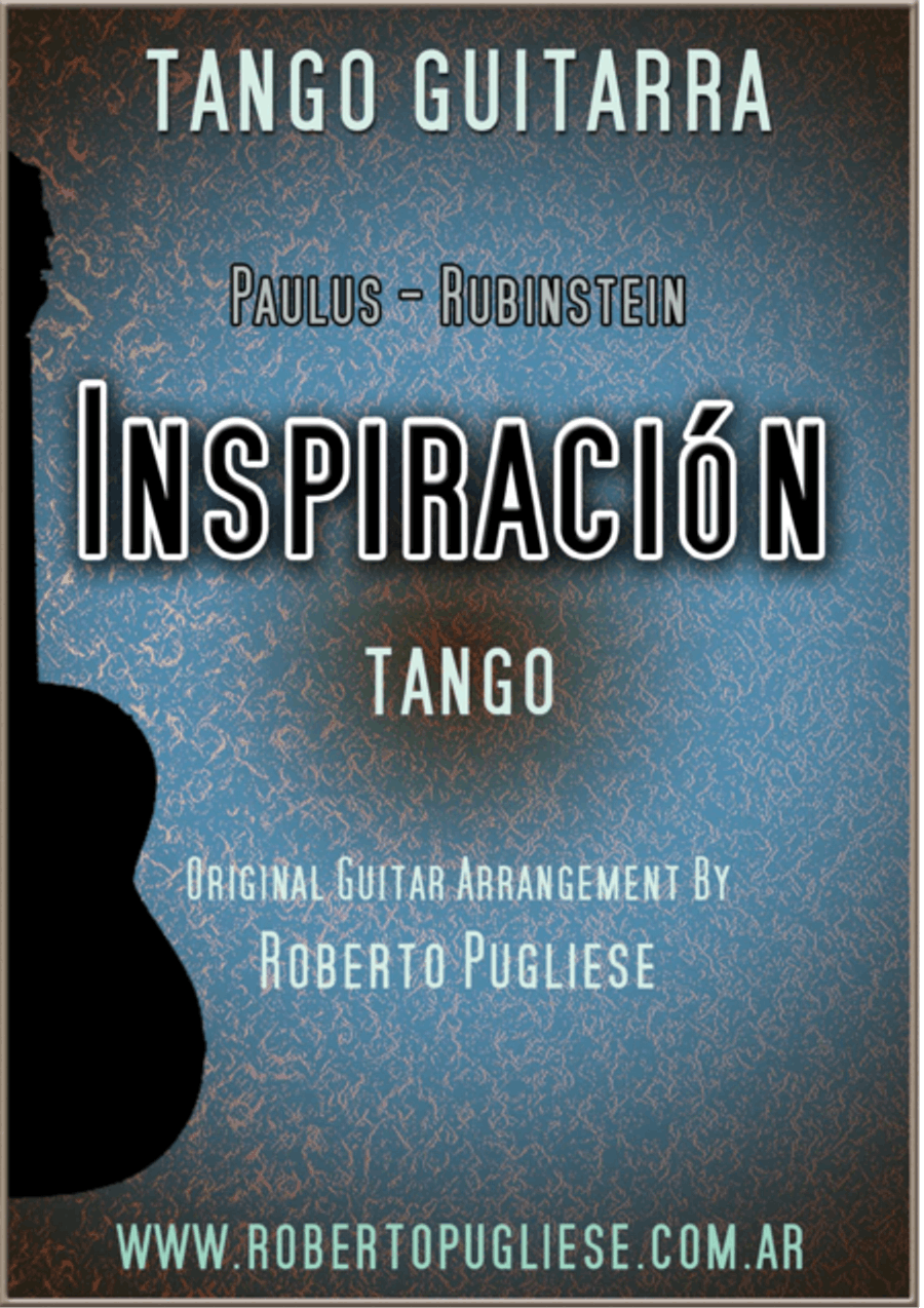 Inspiracion - tango for guitar (Paulus - Rubinstein) Classical Guitar scores gallery preview page 1