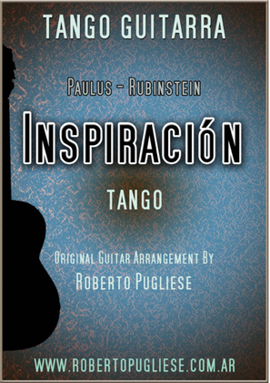 Book cover for Inspiracion - tango for guitar (Paulus - Rubinstein)
