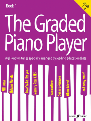 Book cover for The Graded Piano Player, Book 1