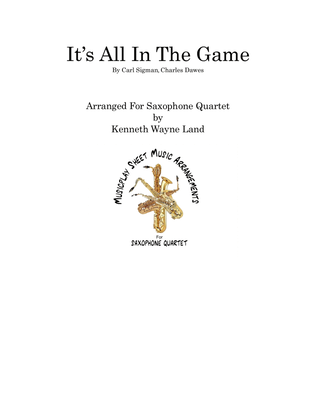 Book cover for It's All In The Game