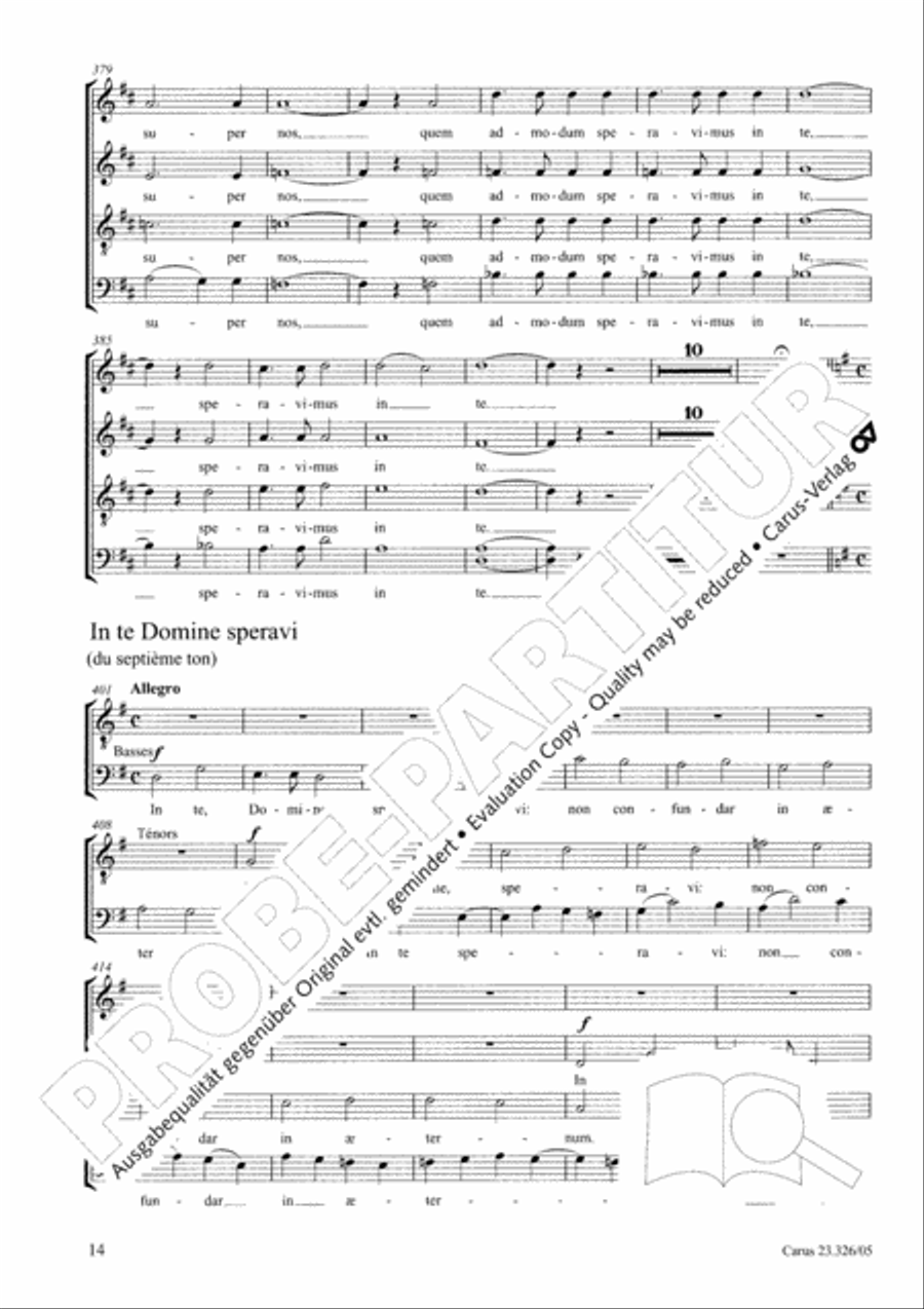 Te Deum Te Deum 4-Part scores gallery preview page 15