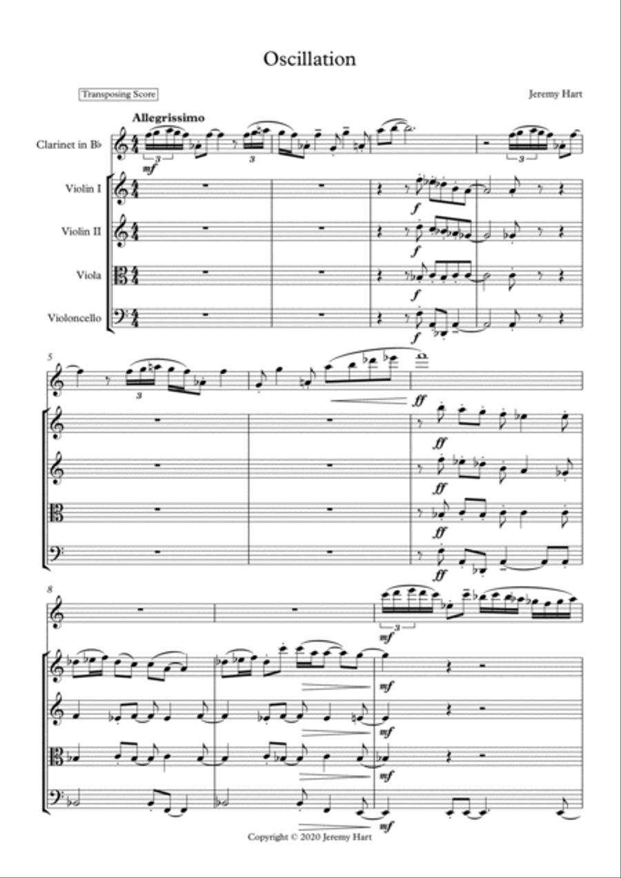 Oscillation Small Ensemble scores gallery preview page 3