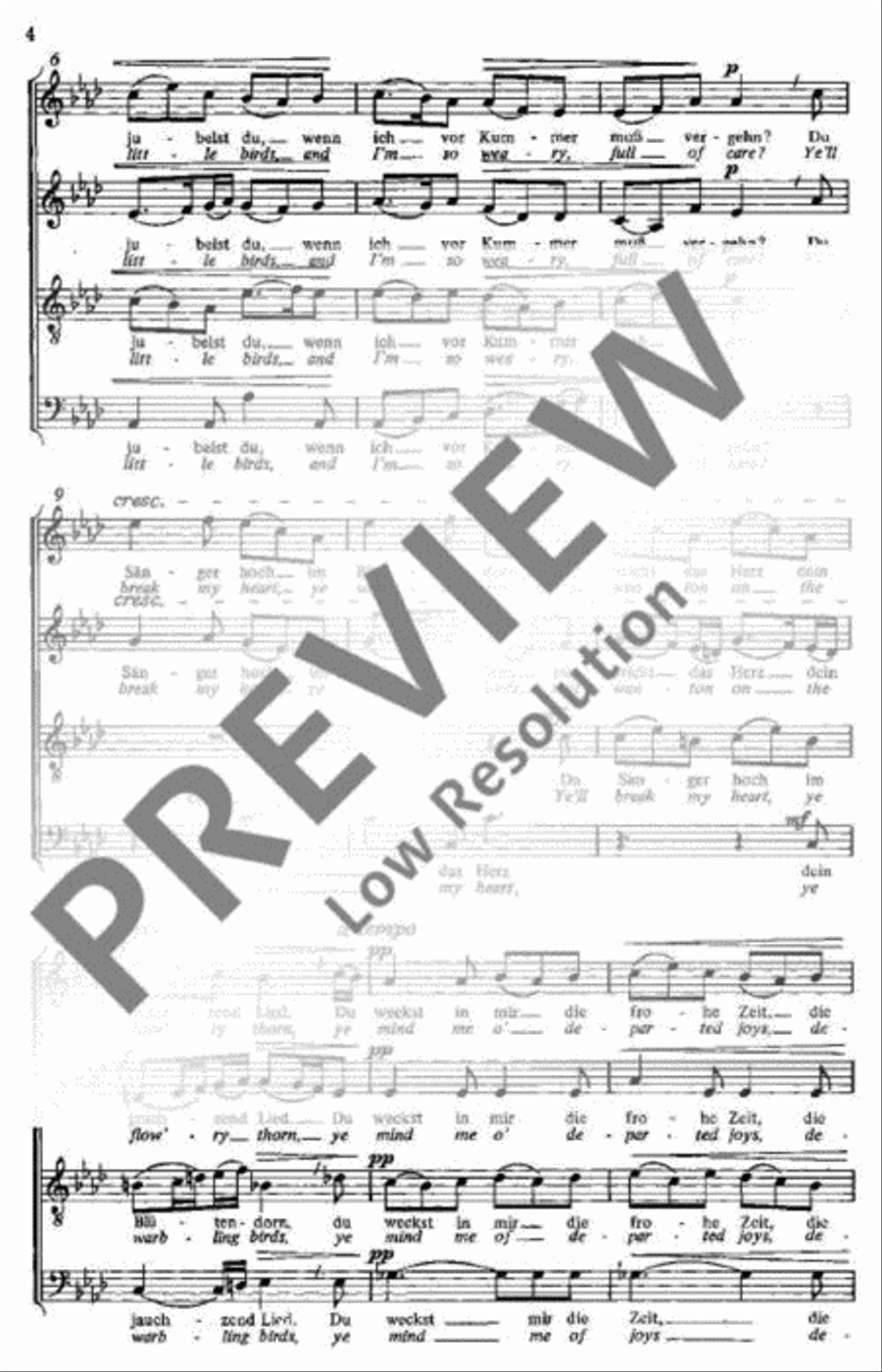 4 British Folk Songs 4-Part scores gallery preview page 5
