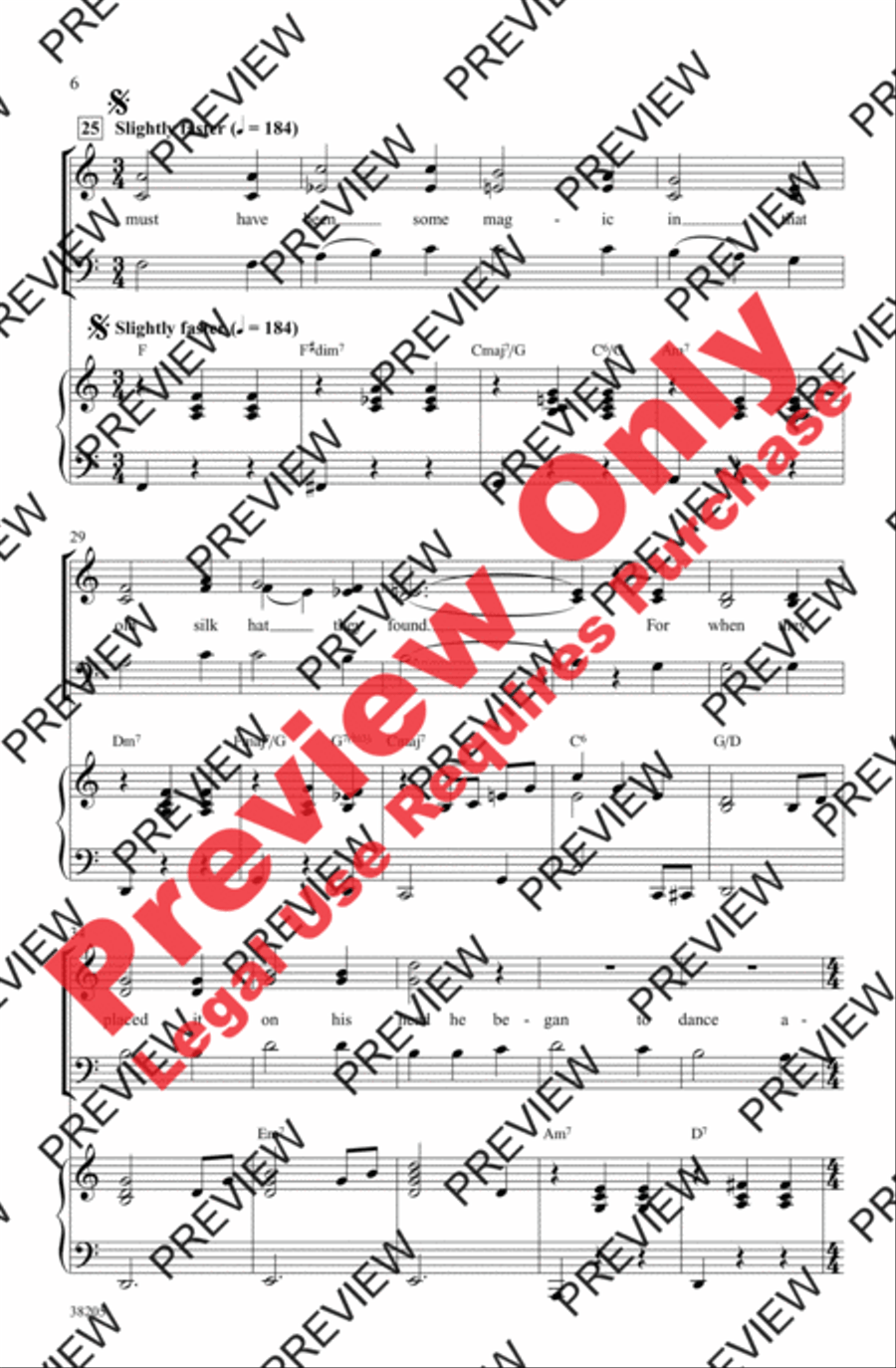 Frosty the Snowman 3-Part scores gallery preview page 6
