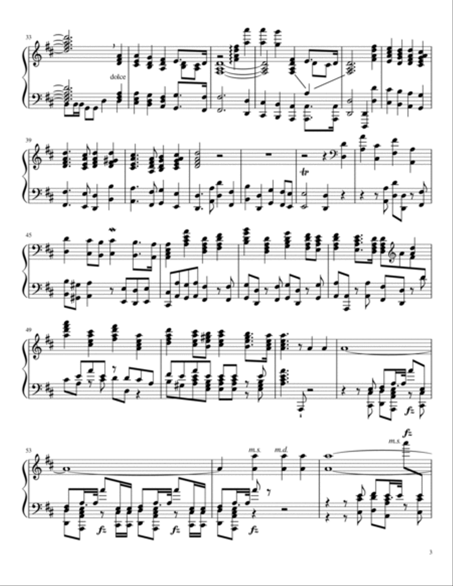 Hallelujah Chorus Piano Solo scores gallery preview page 3