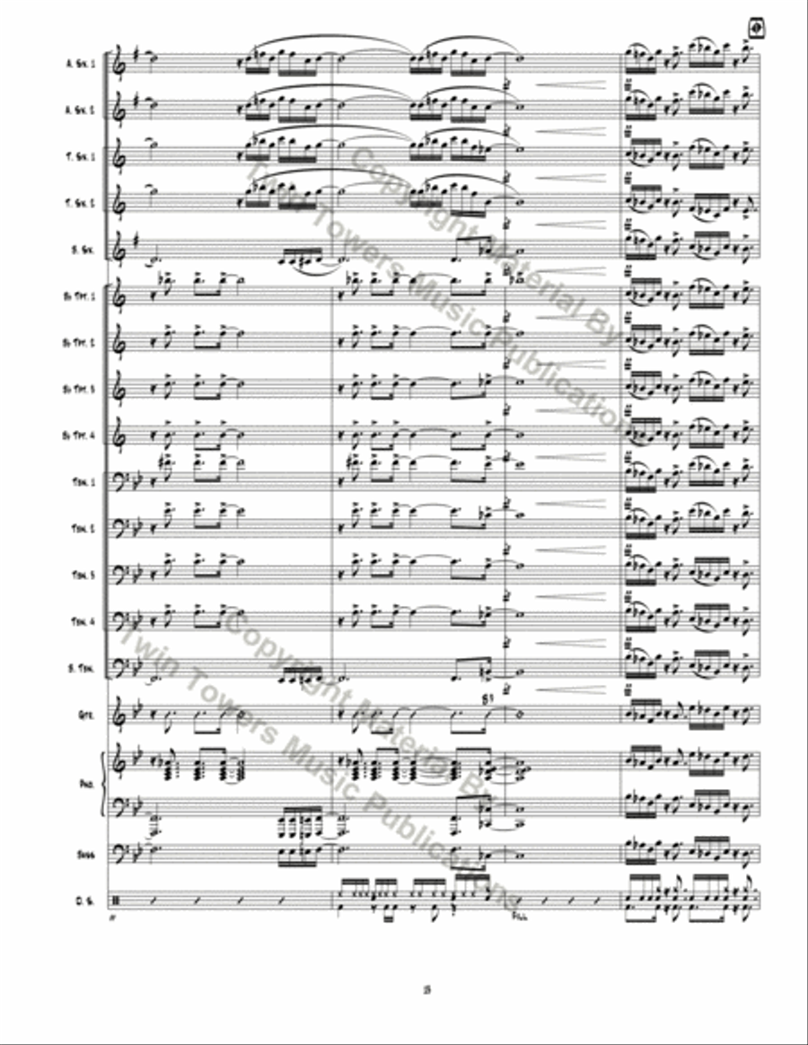 Daddy's House Party Jazz Ensemble scores gallery preview page 14