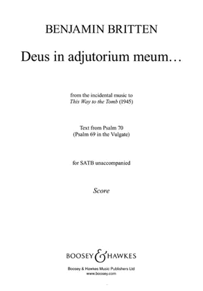 Book cover for Deus in adjutorium meum