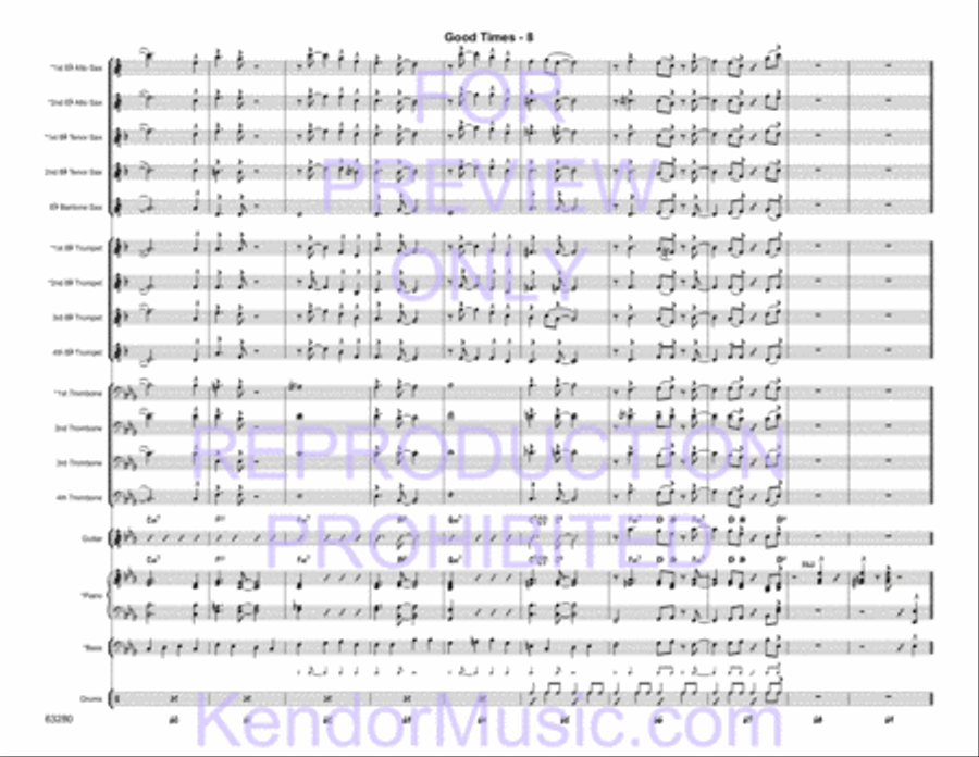 Good Times Jazz Ensemble scores gallery preview page 10