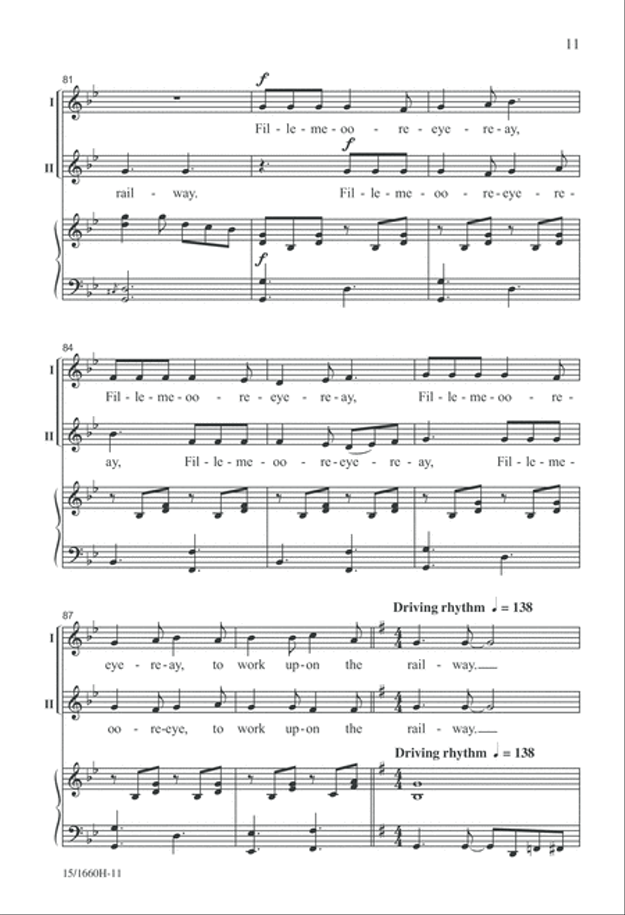 On the Railroad 2-Part scores gallery preview page 11