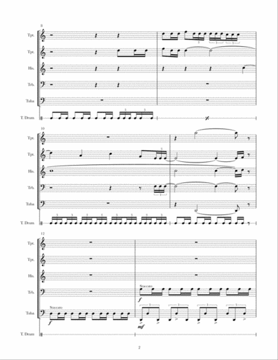 August 2019 Brass Ensemble scores gallery preview page 2