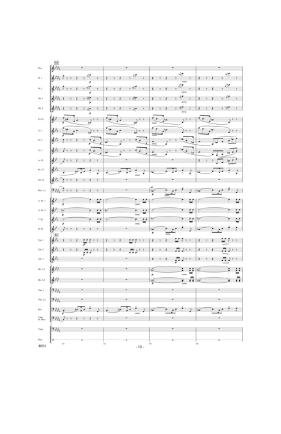 Ride of the Valkyries Concert Band scores gallery preview page 17