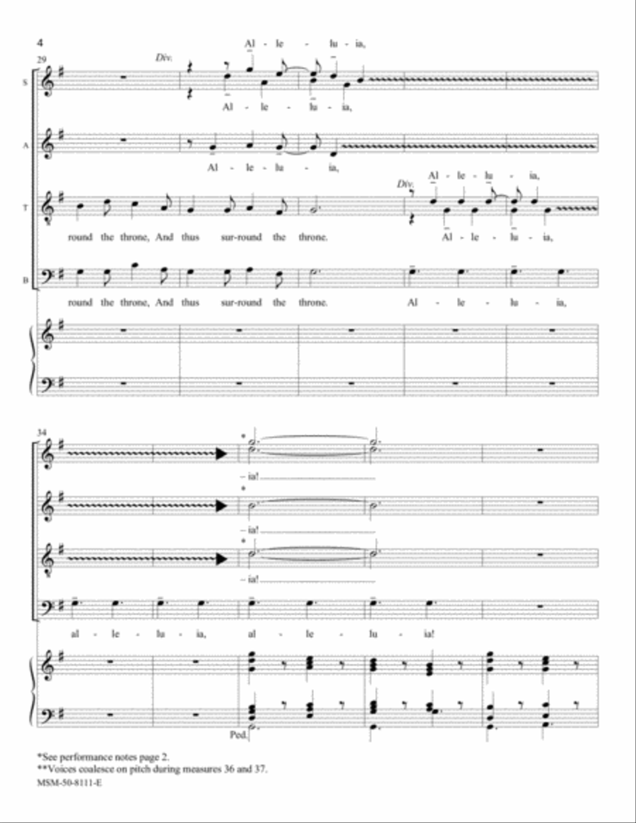 Marching to Zion Choir scores gallery preview page 5