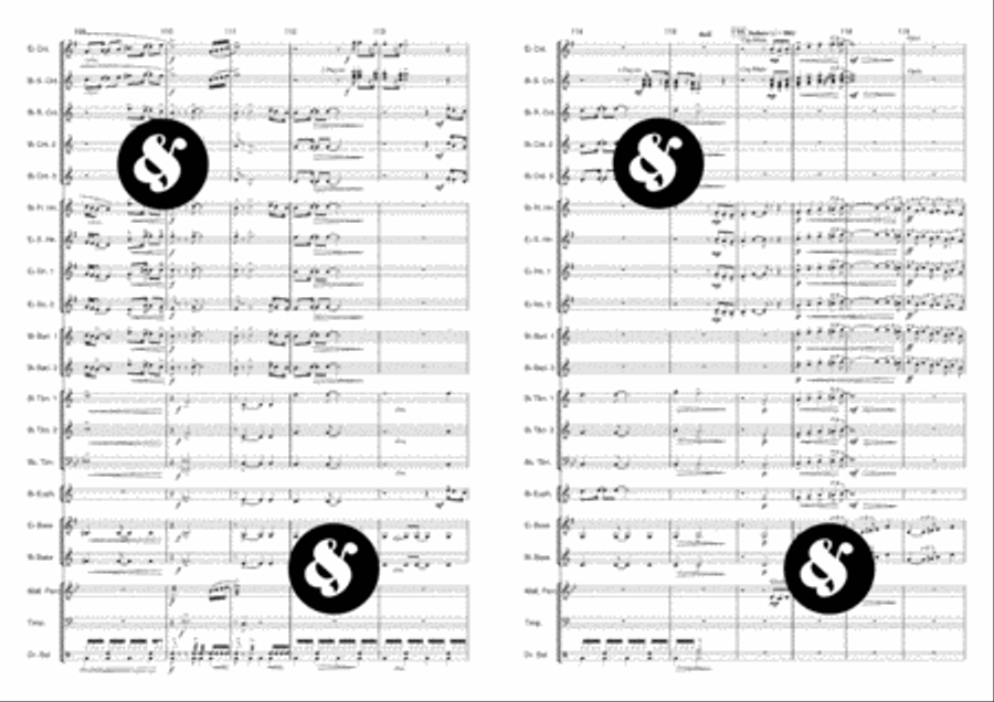Mamma Mia! Brass Band scores gallery preview page 12