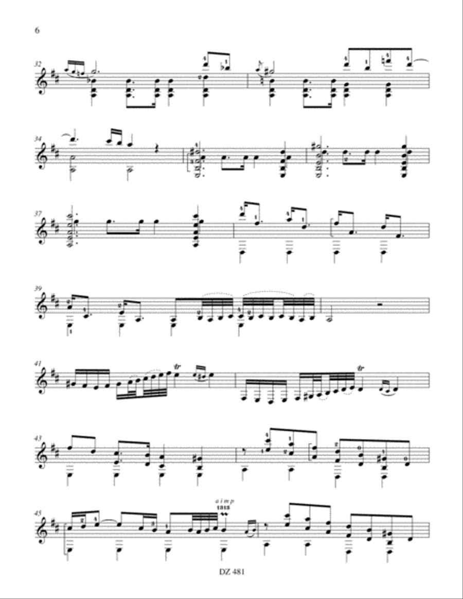 2 Sonatas 2 Sonatas Classical Guitar scores gallery preview page 6