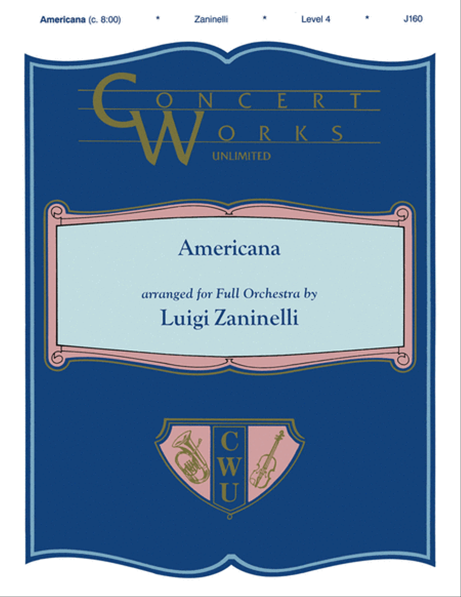 Americana-Folk Song Suite Orchestra scores gallery preview page 1