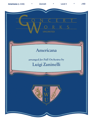 Book cover for Americana-Folk Song Suite