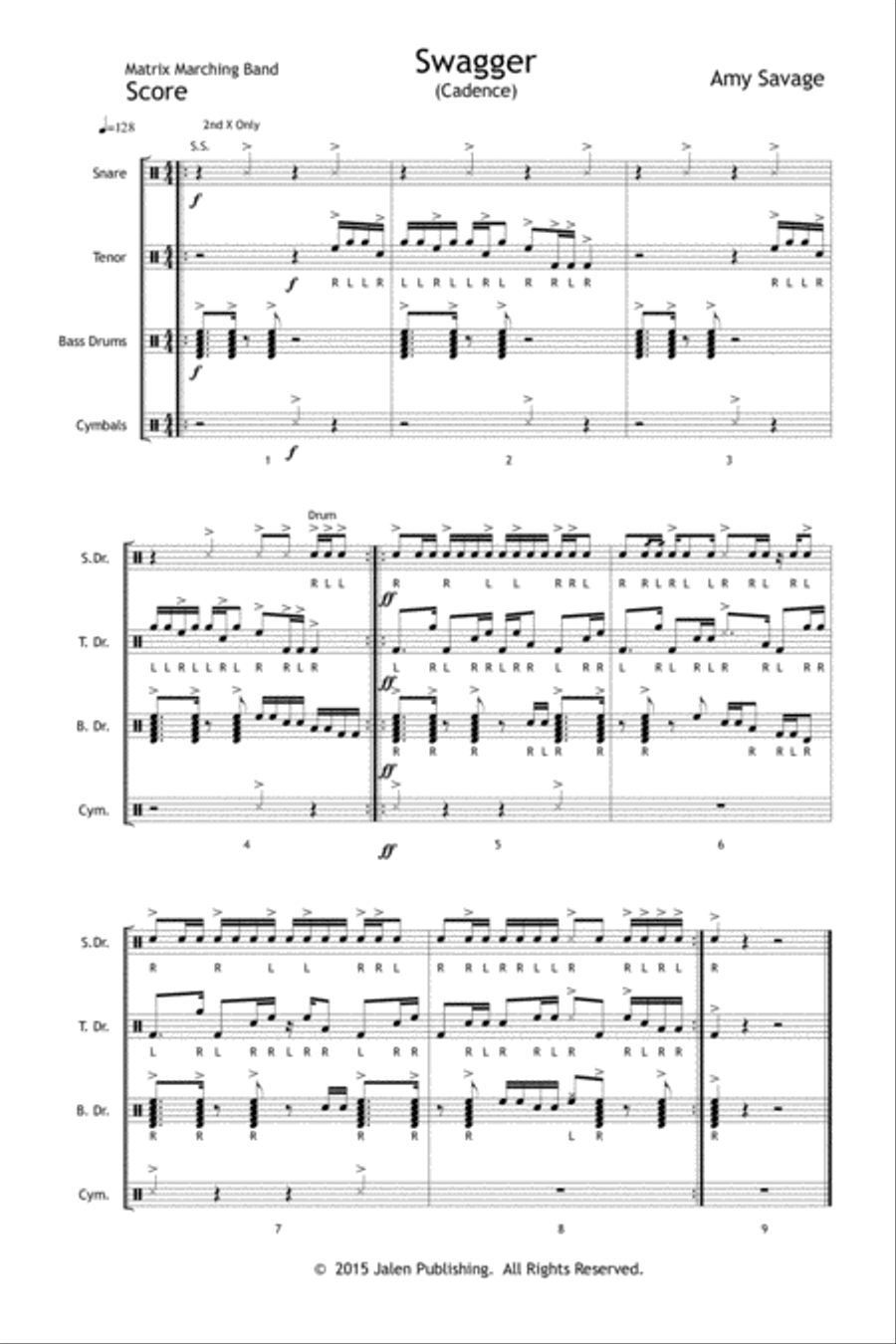 Swagger Percussion scores gallery preview page 2