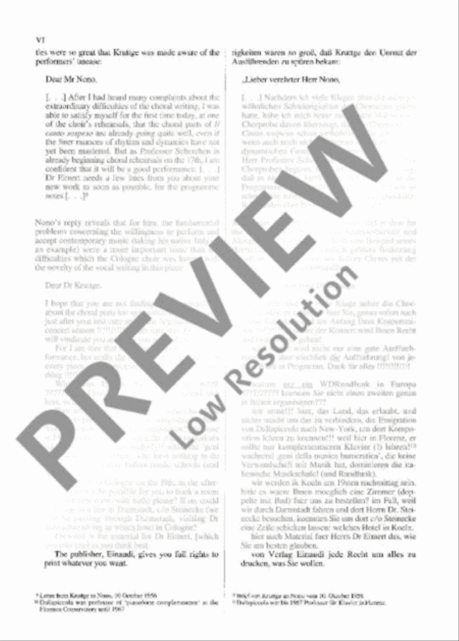 Il canto sospeso SSAATTBB scores gallery preview page 7