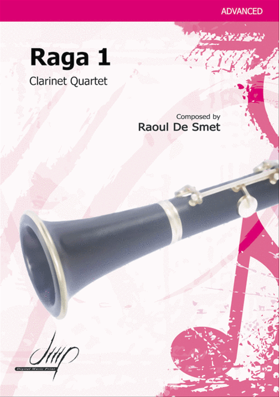 Raga 1 Clarinet Quartet scores gallery preview page 1