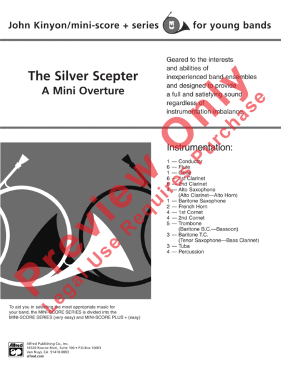 The Silver Scepter Concert Band scores gallery preview page 2