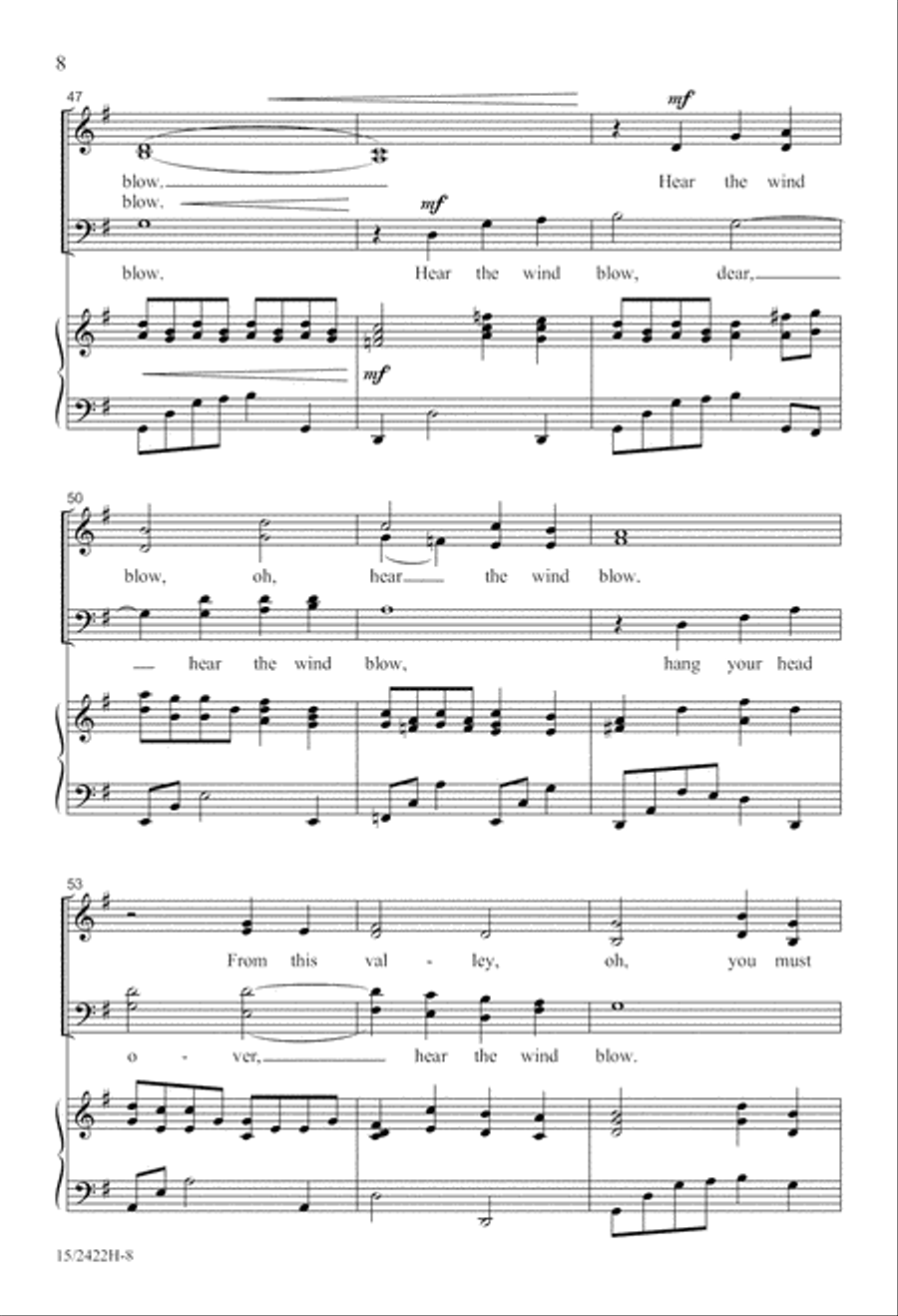 Red River Valley 4-Part scores gallery preview page 9