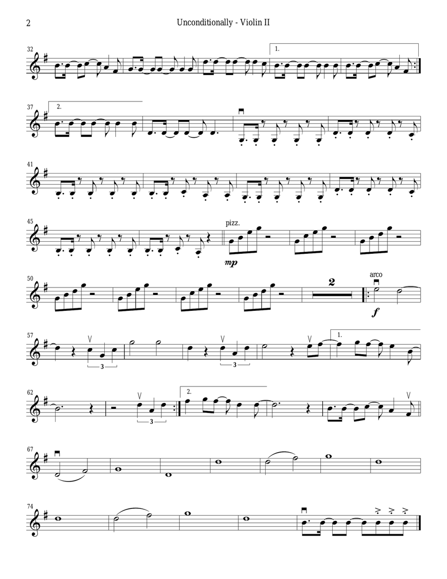Unconditionally String Quartet scores gallery preview page 4