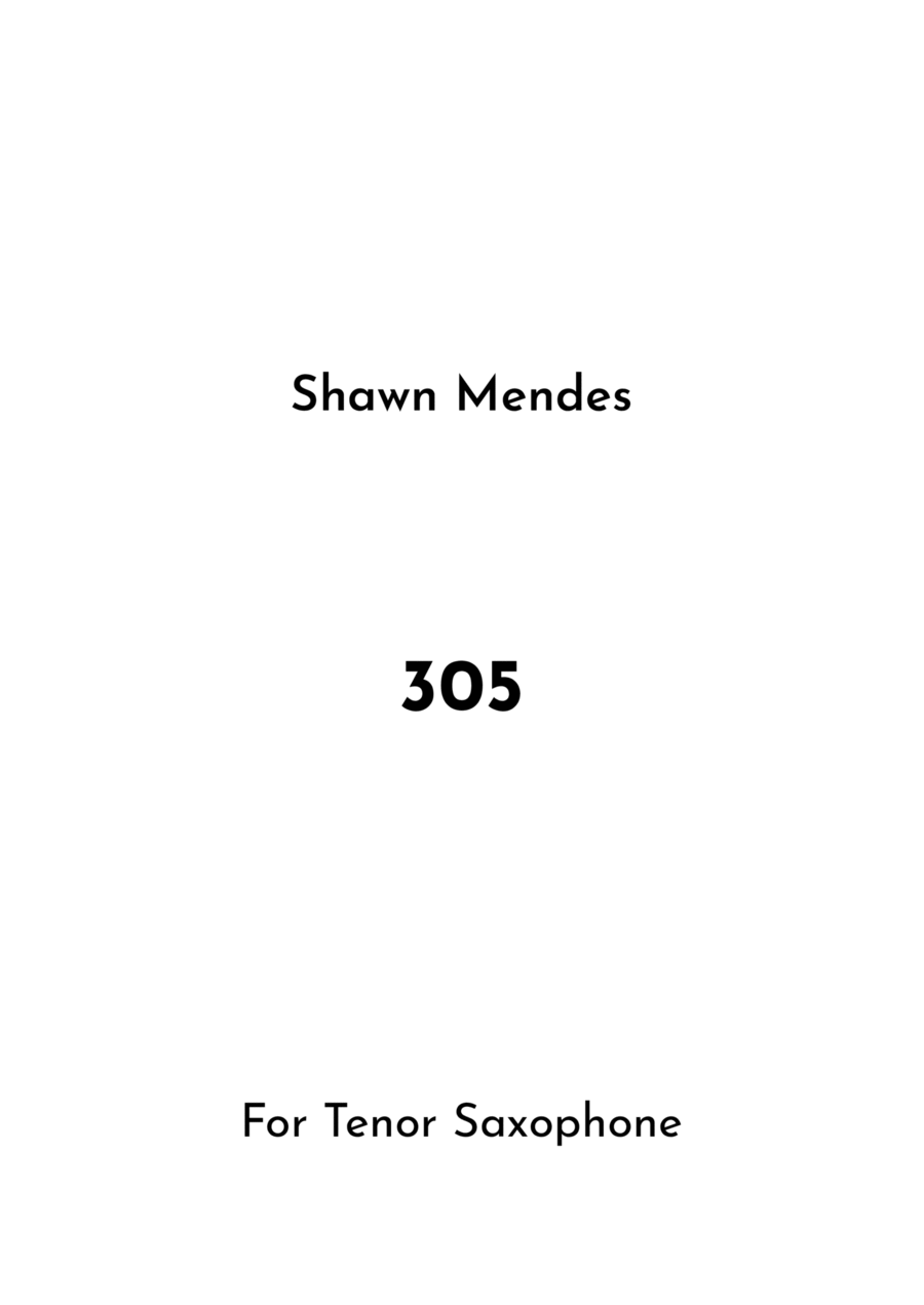 305 Tenor Saxophone scores gallery preview page 1